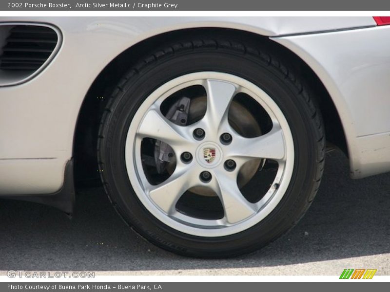 Arctic Silver Metallic / Graphite Grey 2002 Porsche Boxster
