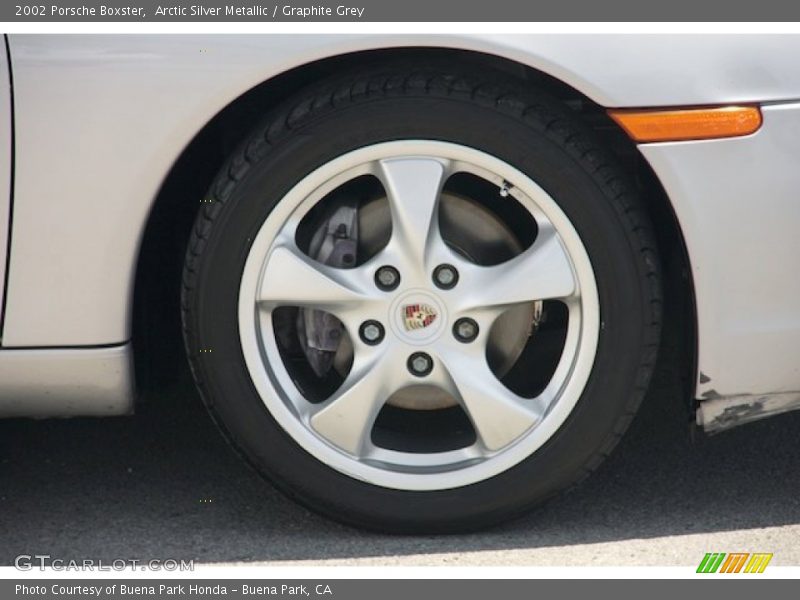 Arctic Silver Metallic / Graphite Grey 2002 Porsche Boxster