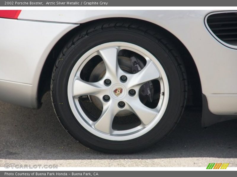 Arctic Silver Metallic / Graphite Grey 2002 Porsche Boxster