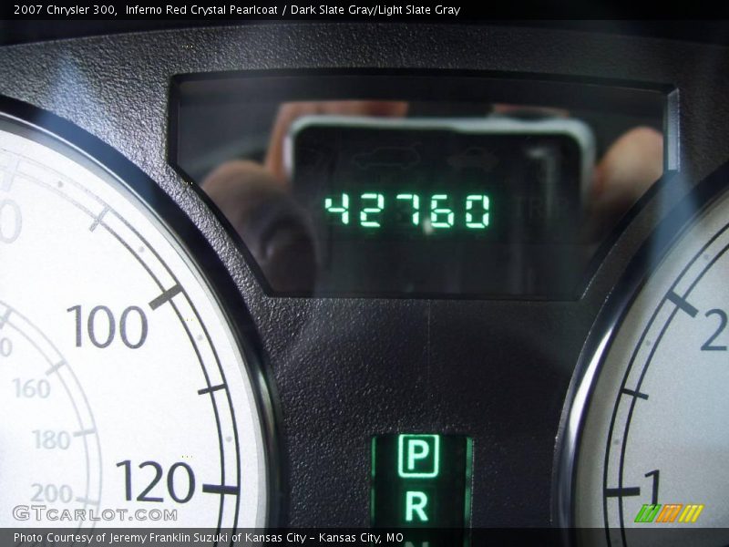 Inferno Red Crystal Pearlcoat / Dark Slate Gray/Light Slate Gray 2007 Chrysler 300