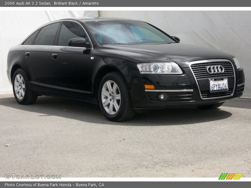 Brilliant Black / Amaretto 2006 Audi A6 3.2 Sedan