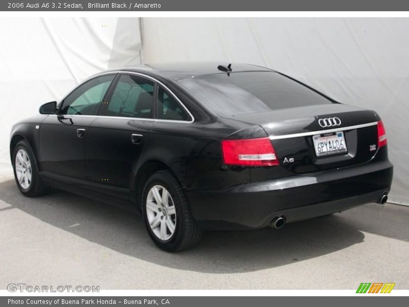 Brilliant Black / Amaretto 2006 Audi A6 3.2 Sedan