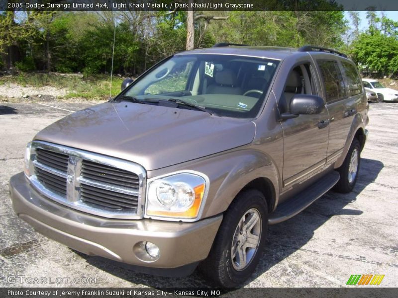 Light Khaki Metallic / Dark Khaki/Light Graystone 2005 Dodge Durango Limited 4x4