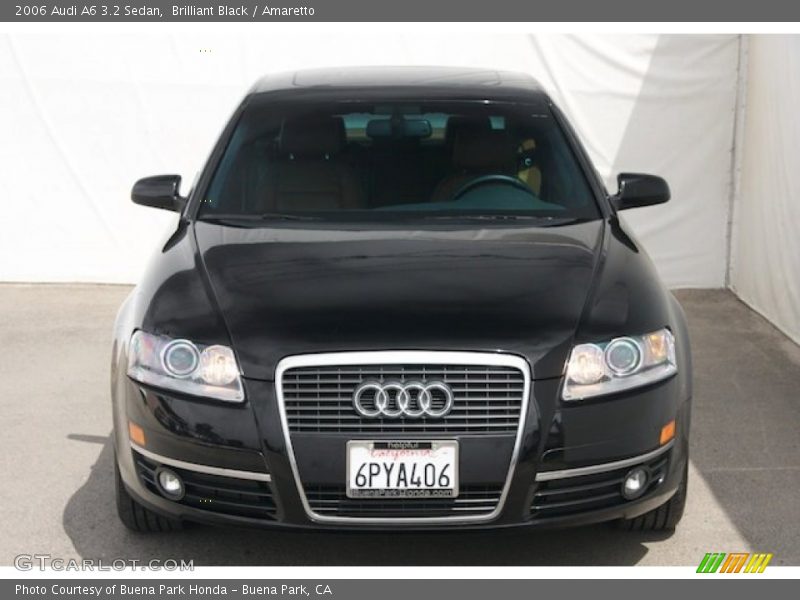 Brilliant Black / Amaretto 2006 Audi A6 3.2 Sedan