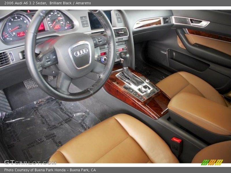 Brilliant Black / Amaretto 2006 Audi A6 3.2 Sedan
