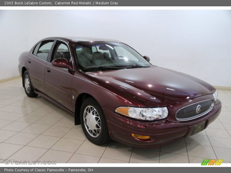 Cabernet Red Metallic / Medium Gray 2003 Buick LeSabre Custom