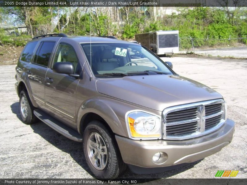 Light Khaki Metallic / Dark Khaki/Light Graystone 2005 Dodge Durango Limited 4x4