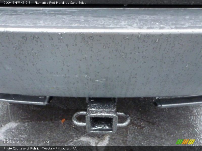 Flamenco Red Metallic / Sand Beige 2004 BMW X3 2.5i