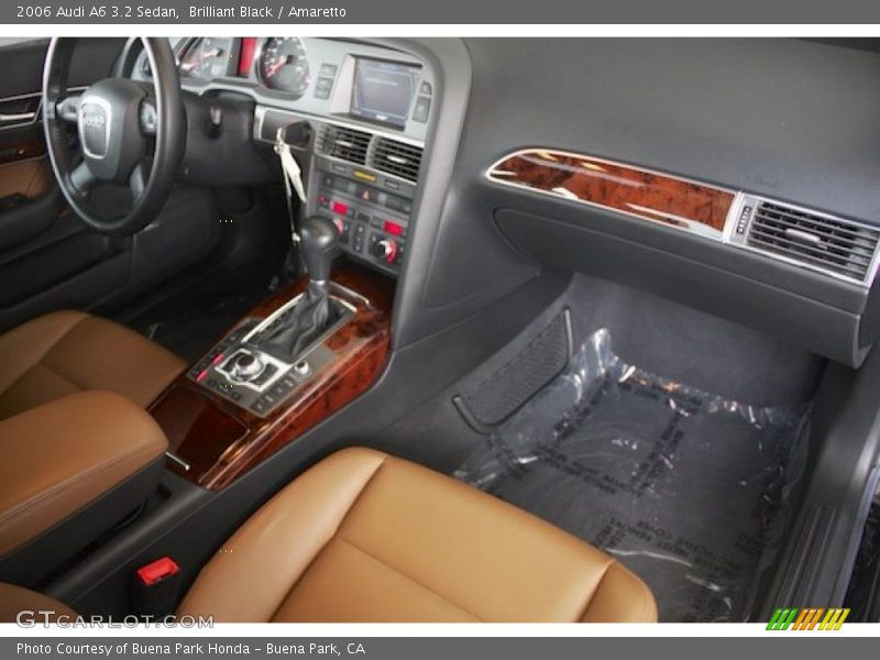 Brilliant Black / Amaretto 2006 Audi A6 3.2 Sedan