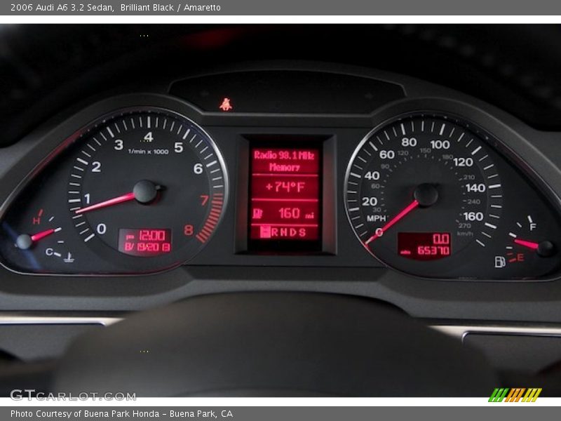 Brilliant Black / Amaretto 2006 Audi A6 3.2 Sedan