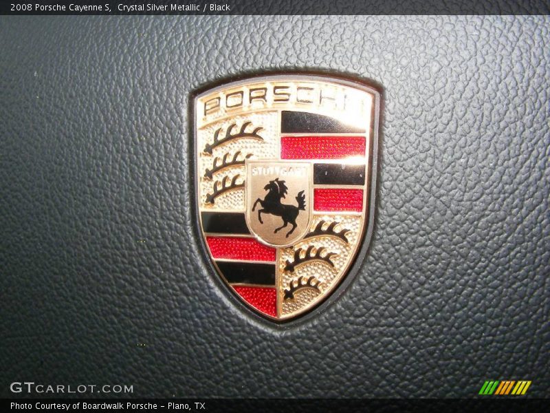 Crystal Silver Metallic / Black 2008 Porsche Cayenne S
