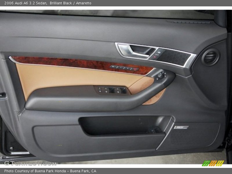 Brilliant Black / Amaretto 2006 Audi A6 3.2 Sedan