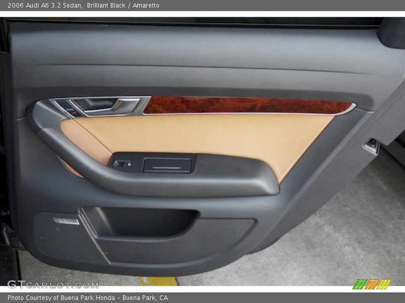 Brilliant Black / Amaretto 2006 Audi A6 3.2 Sedan