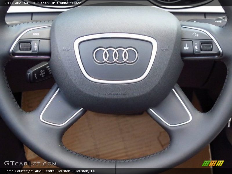 Ibis White / Black 2014 Audi A4 2.0T Sedan