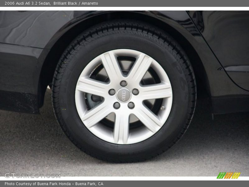 Brilliant Black / Amaretto 2006 Audi A6 3.2 Sedan