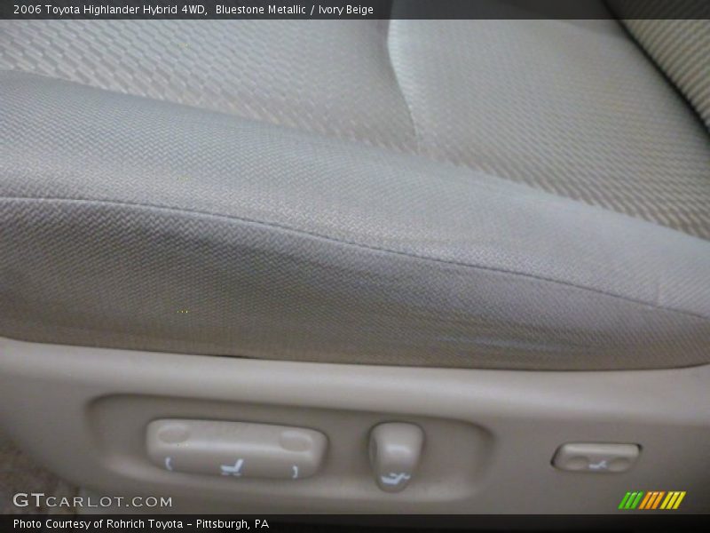Bluestone Metallic / Ivory Beige 2006 Toyota Highlander Hybrid 4WD