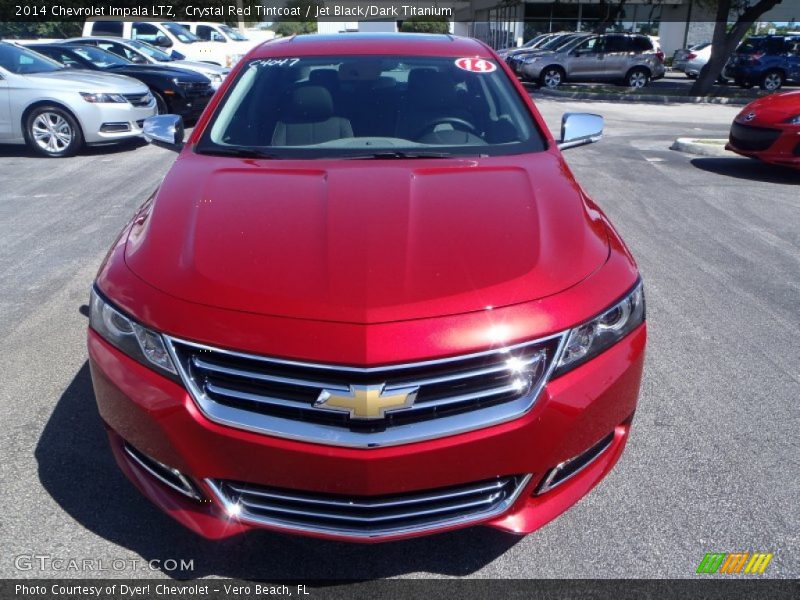 Crystal Red Tintcoat / Jet Black/Dark Titanium 2014 Chevrolet Impala LTZ