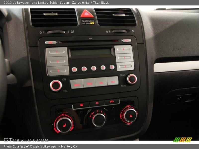 Candy White / Titan Black 2010 Volkswagen Jetta Limited Edition Sedan
