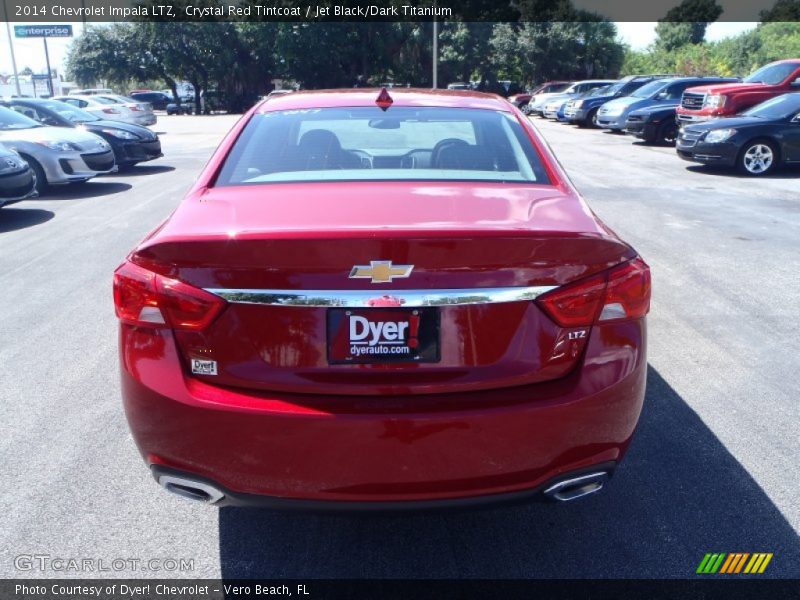 Crystal Red Tintcoat / Jet Black/Dark Titanium 2014 Chevrolet Impala LTZ
