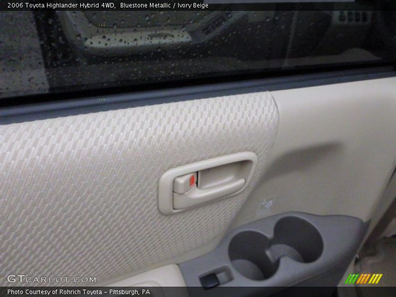 Bluestone Metallic / Ivory Beige 2006 Toyota Highlander Hybrid 4WD