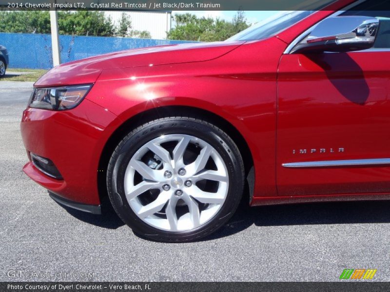 Crystal Red Tintcoat / Jet Black/Dark Titanium 2014 Chevrolet Impala LTZ