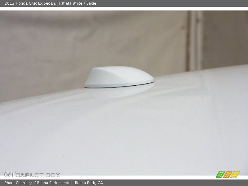 Taffeta White / Beige 2013 Honda Civic EX Sedan