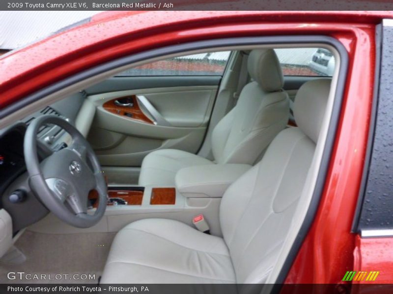 Barcelona Red Metallic / Ash 2009 Toyota Camry XLE V6