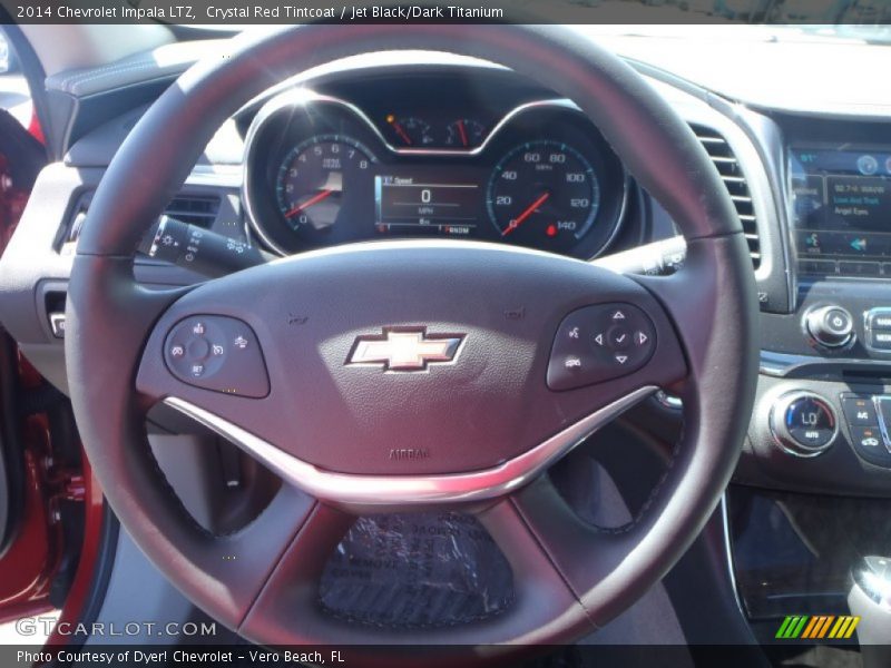 Crystal Red Tintcoat / Jet Black/Dark Titanium 2014 Chevrolet Impala LTZ
