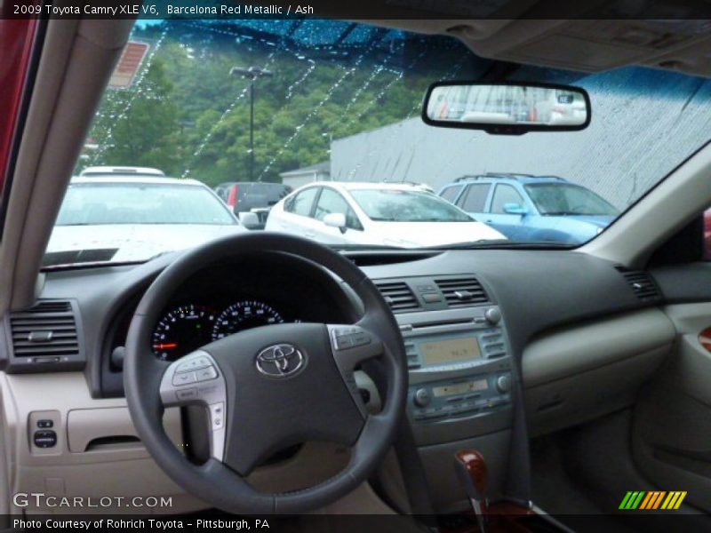 Barcelona Red Metallic / Ash 2009 Toyota Camry XLE V6