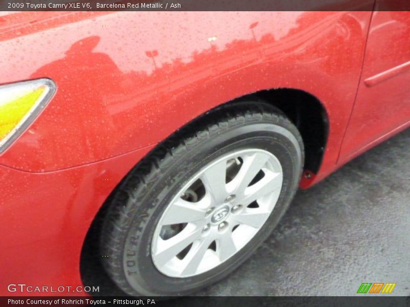 Barcelona Red Metallic / Ash 2009 Toyota Camry XLE V6
