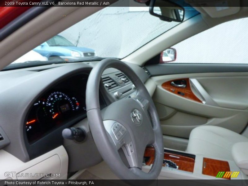 Barcelona Red Metallic / Ash 2009 Toyota Camry XLE V6