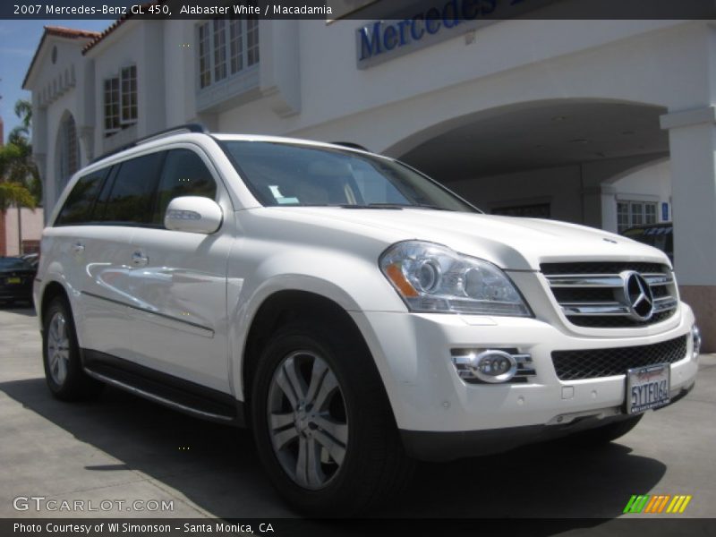 Alabaster White / Macadamia 2007 Mercedes-Benz GL 450