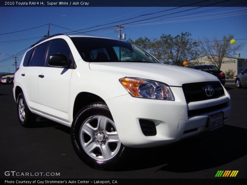 Super White / Ash Gray 2010 Toyota RAV4 I4