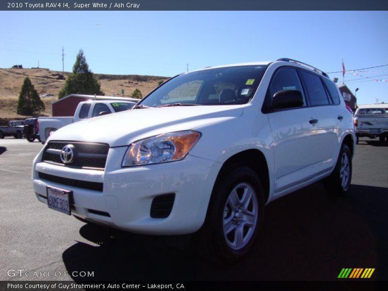 Super White / Ash Gray 2010 Toyota RAV4 I4