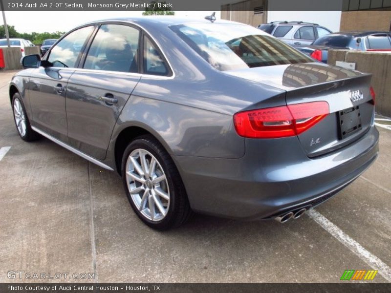 Monsoon Grey Metallic / Black 2014 Audi A4 2.0T Sedan