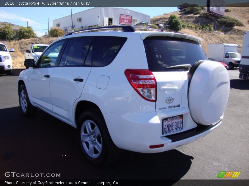 Super White / Ash Gray 2010 Toyota RAV4 I4