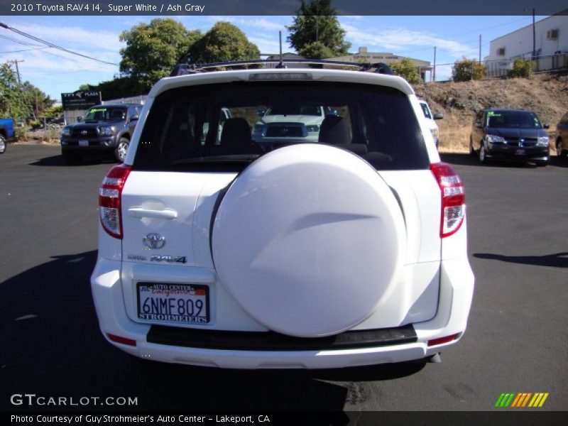 Super White / Ash Gray 2010 Toyota RAV4 I4