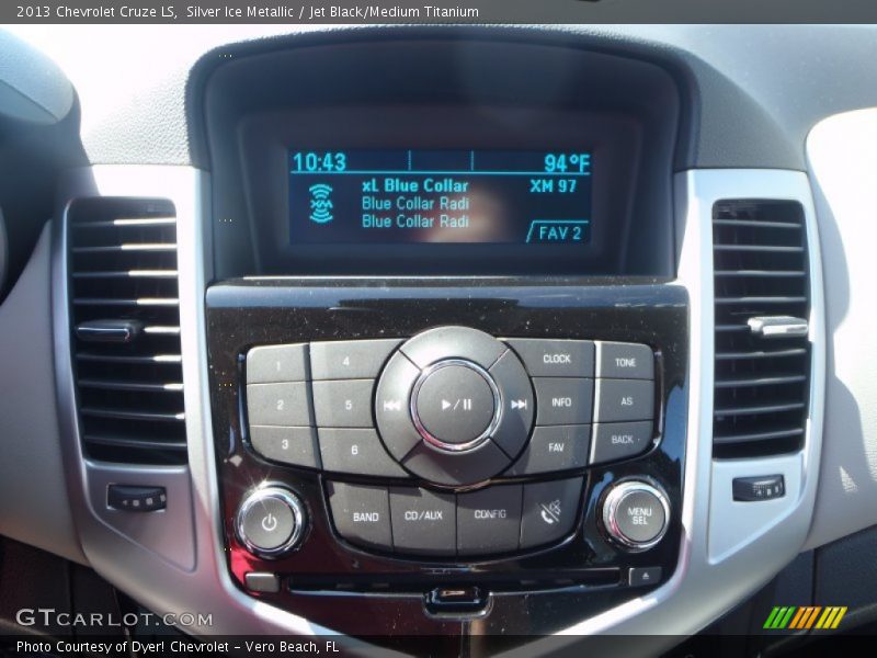 Silver Ice Metallic / Jet Black/Medium Titanium 2013 Chevrolet Cruze LS