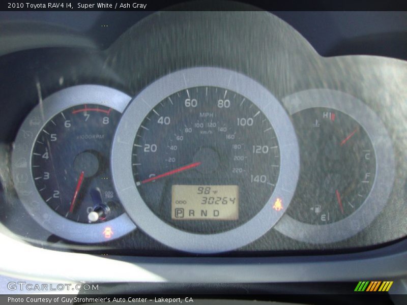 Super White / Ash Gray 2010 Toyota RAV4 I4