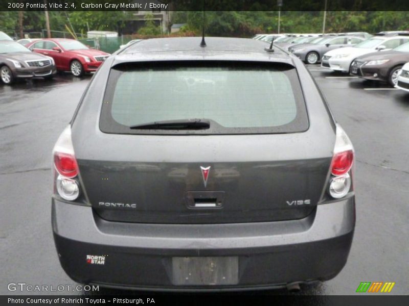 Carbon Gray Metallic / Ebony 2009 Pontiac Vibe 2.4