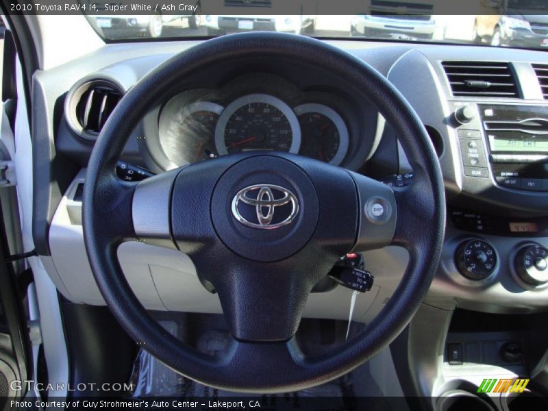 Super White / Ash Gray 2010 Toyota RAV4 I4