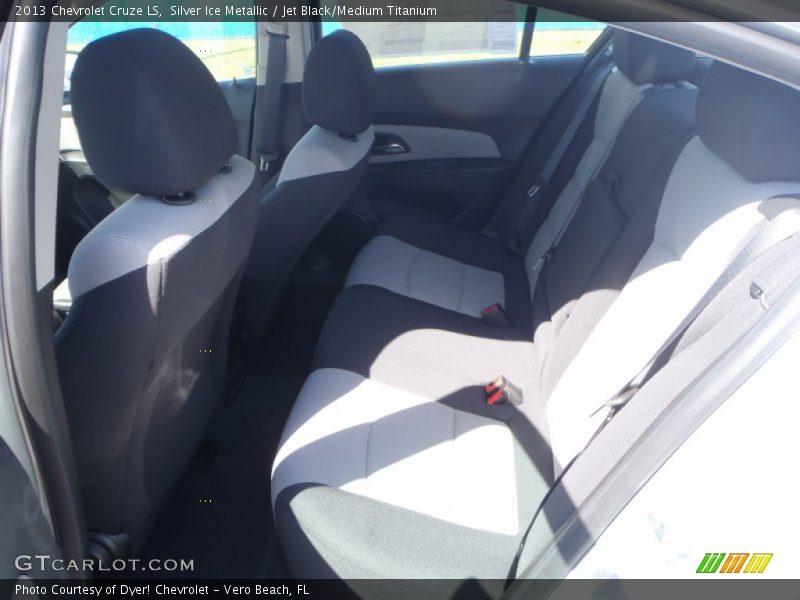 Silver Ice Metallic / Jet Black/Medium Titanium 2013 Chevrolet Cruze LS
