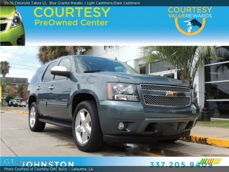 Blue Granite Metallic / Light Cashmere/Dark Cashmere 2010 Chevrolet Tahoe LS