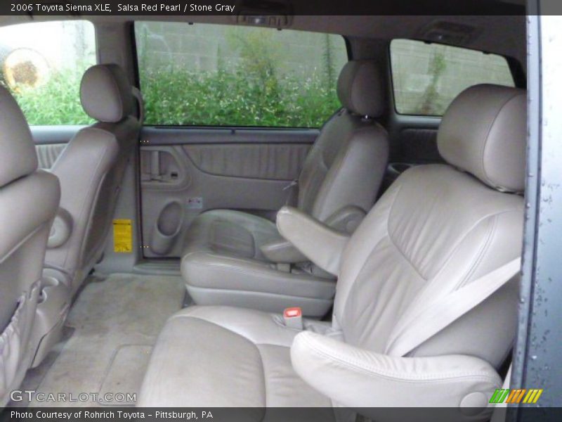 Salsa Red Pearl / Stone Gray 2006 Toyota Sienna XLE
