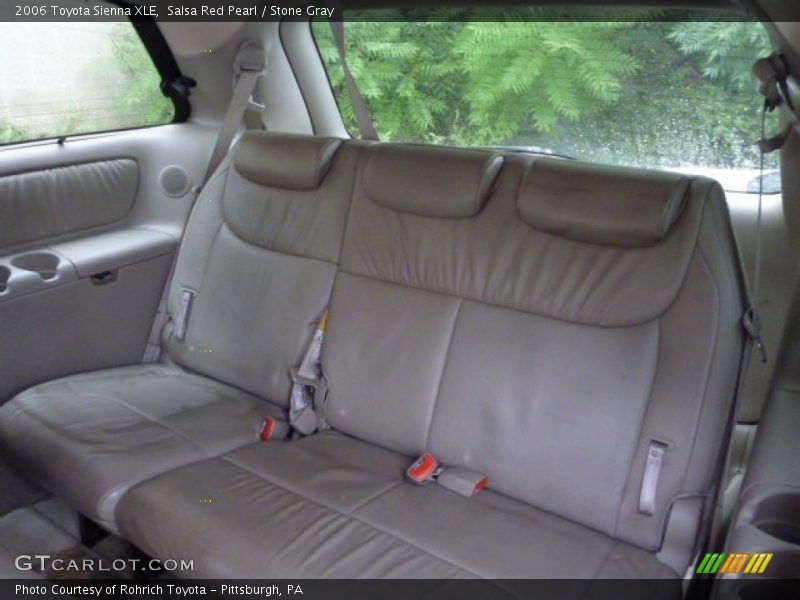 Salsa Red Pearl / Stone Gray 2006 Toyota Sienna XLE