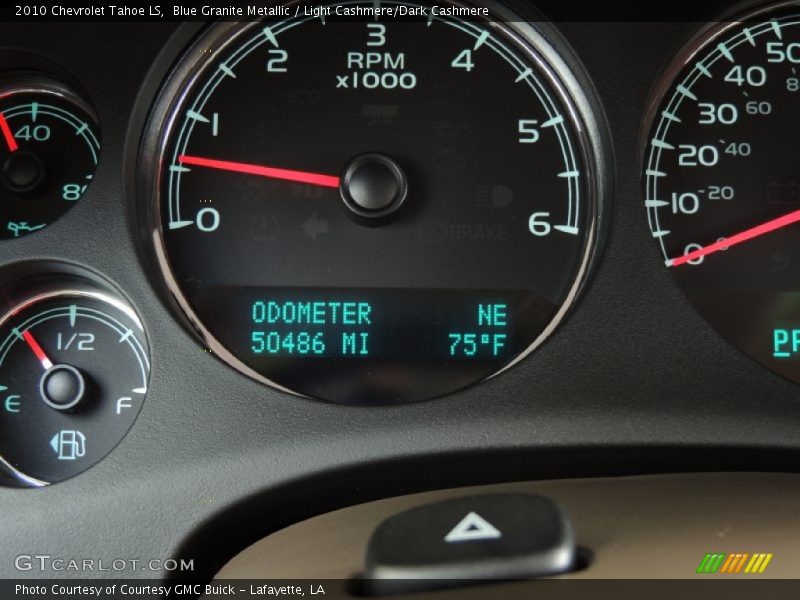Blue Granite Metallic / Light Cashmere/Dark Cashmere 2010 Chevrolet Tahoe LS