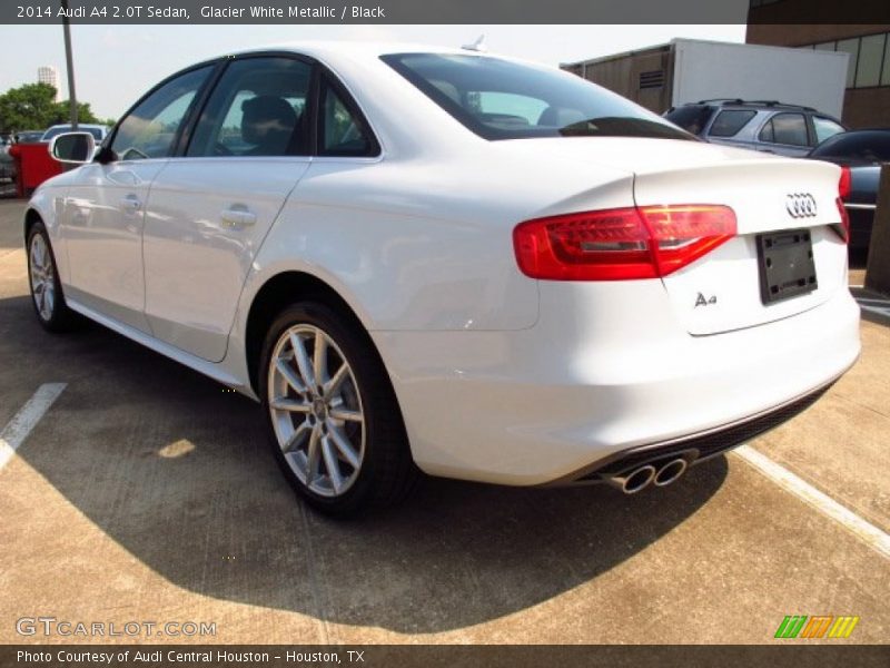 Glacier White Metallic / Black 2014 Audi A4 2.0T Sedan