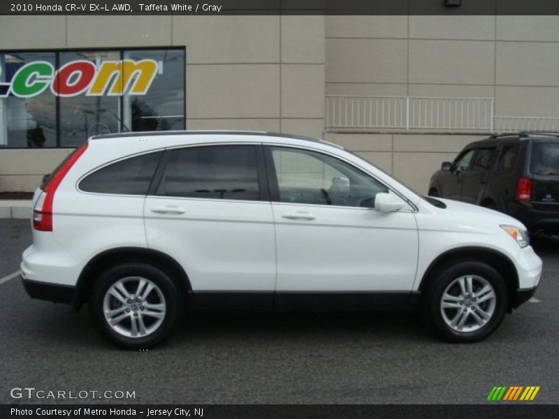 Taffeta White / Gray 2010 Honda CR-V EX-L AWD