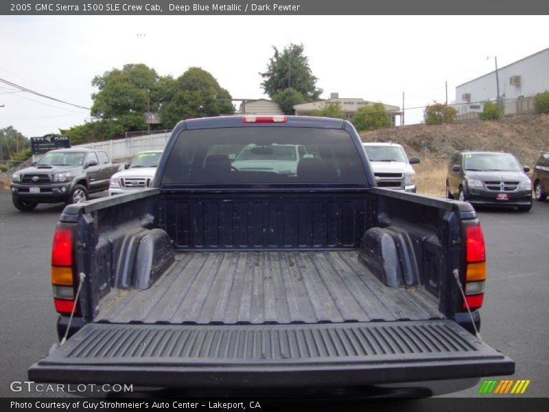 Deep Blue Metallic / Dark Pewter 2005 GMC Sierra 1500 SLE Crew Cab