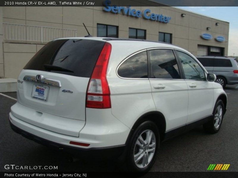 Taffeta White / Gray 2010 Honda CR-V EX-L AWD